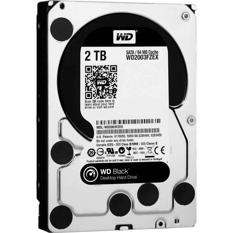 HDD WD Black 2TB SATA-III 7200rpm 64mb - 1 | YEO