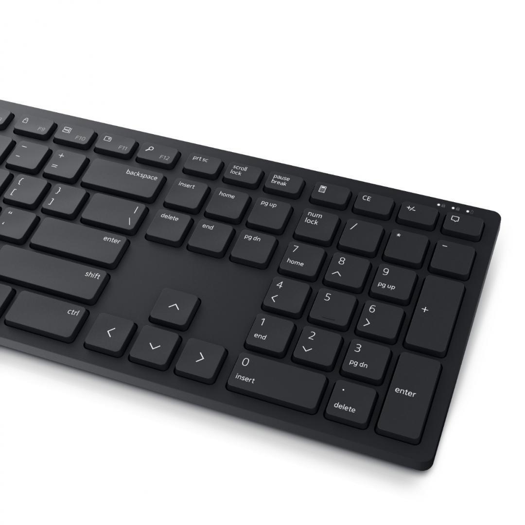 Kit tastatura si mouse Dell Pro KM5221W, wireless, negru - 2 | YEO