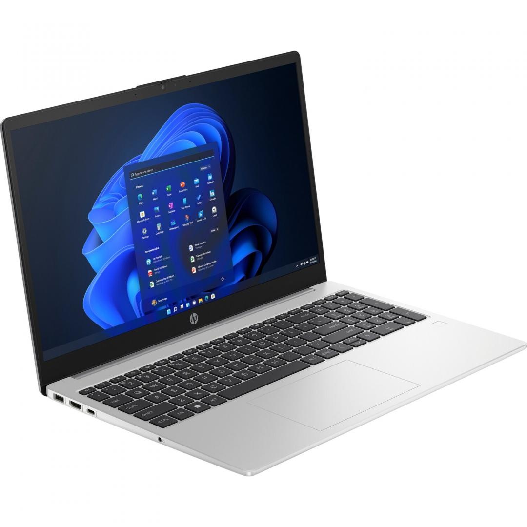 Laptop HP 250 G10 cu procesor Intel Core i5-1334U 10-Core (1.3GHz, up to 4.6GHz, 12MB), 15.6 inch FHD, Intel UHD Graphics, 16GB DDR4, SSD, 512GB PCIe NVMe, Free DOS, Turbo Silver, 1yw - 1 | YEO