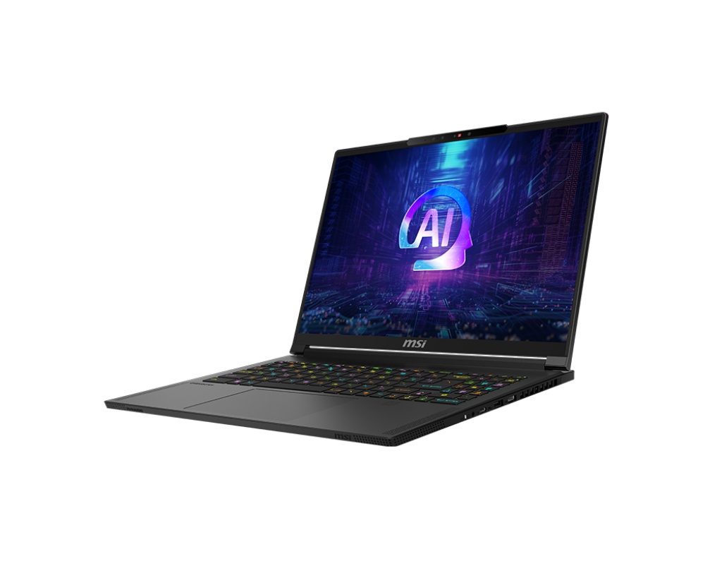 Laptop MSI Gaming Stealth A16 AI+ A3XVFG-080RO, 16” QHD+ (2560x1600), 240Hz, IPS-Level, AMD Ryzen AI 9 HX 370, video dedicat NVIDIA GeForce RTX 4060 Laptop GPU 8GB GDDR6, RAM 32GB LPDDR5x-7500, SSD 1TB (1TB*1) PCIe Gen4x4 SSD w/o DRAM NVMe, no ODD, No - 1 | YEO