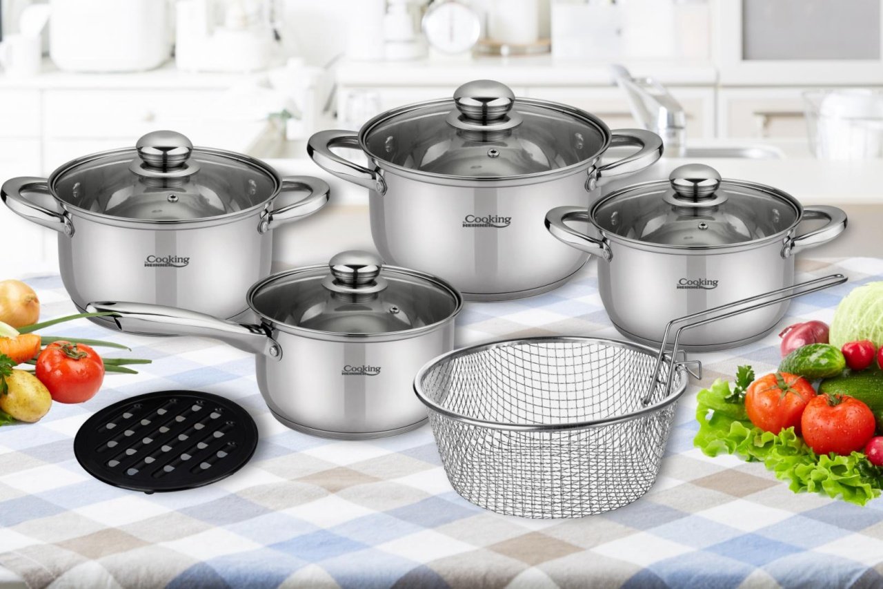 MADELINE, SET GATIT INOX 10 PIESE, COOKING BY HEINNER - 1 | YEO