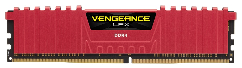 Memorie RAM Corsair Vengeance LPX Red 8GB DDR4 2666MHz CL16 - 2 | YEO