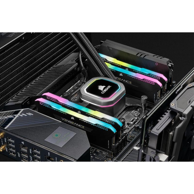 Memorie RAM Corsair Vengeance RGB PRO SL 16GB DDR4 3200MHz CL16 Kit of 2 - 3 | YEO