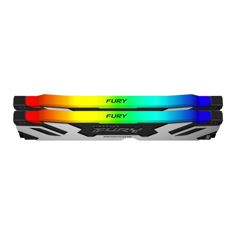 Memorie RAM Kingston DIMM, DDR5, 32GB, CL32, 6400MHz. kit of 2 Fury Renegade RGB - 2 | YEO