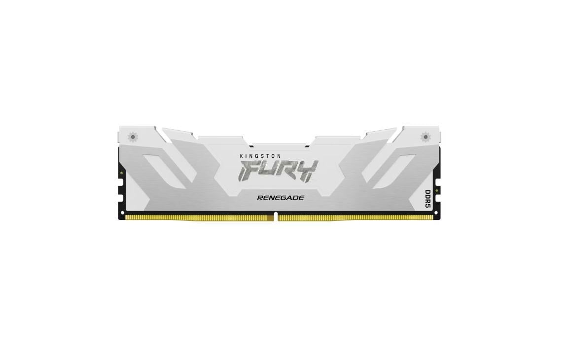 Memorie RAM Kingston, DIMM, DDR5, 64GB, 6000MHz, CL32, 1.35V, FURY Renegade White, Kit of 2 - 1 | YEO