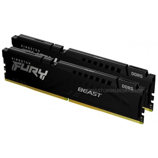 Memorie RAM Kingston FURY Beast Black 16GB(2x8GB) DDR5 6000MHz CL30 - 2 | YEO