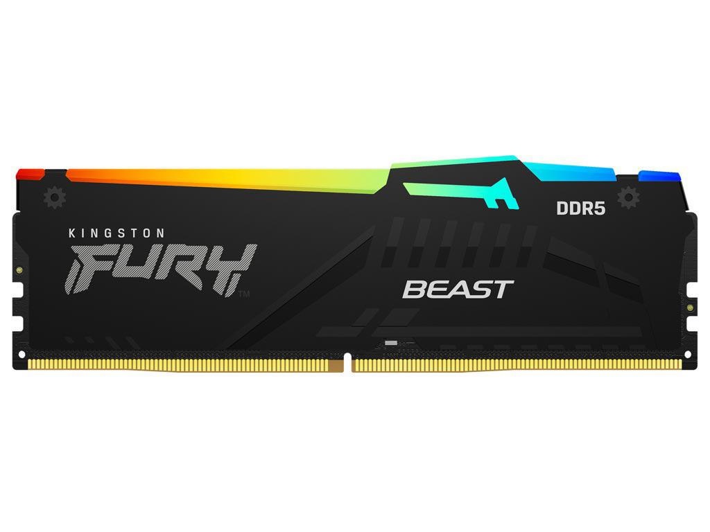 Memorie RAM Kingston FURY Beast RGB 16GB DDR5 6000MHz CL30