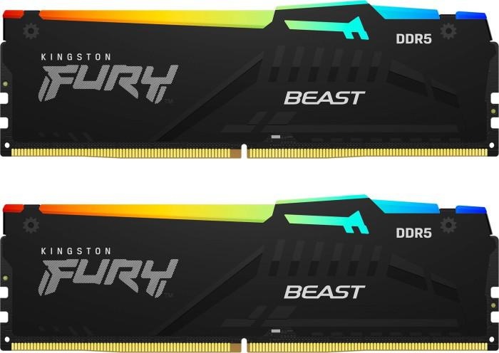 Memorie RAM Kingston FURY Beast RGB 32GB DDR5 6000MHz CL30 Dual Channel Kit - 1 | YEO