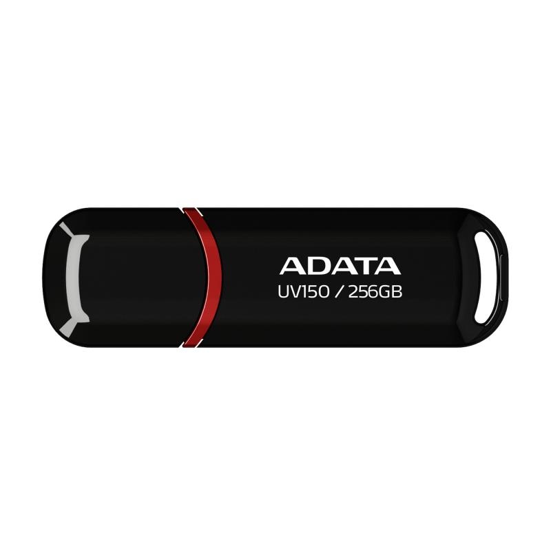 Memorie USB Flash Drive Adata 256GB, UV150, USB3.0, Negru - 1 | YEO