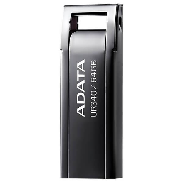 Memorie USB Flash Drive Adata UR340, 64GB, USB 3.2, black metalic