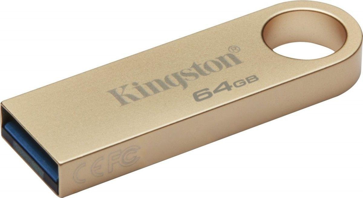 Memorie USB Flash Drive Kingston 64GB 220MB/s Metal USB 3.2 Gen 1 DataTraveler SE9 G3 - 1 | YEO