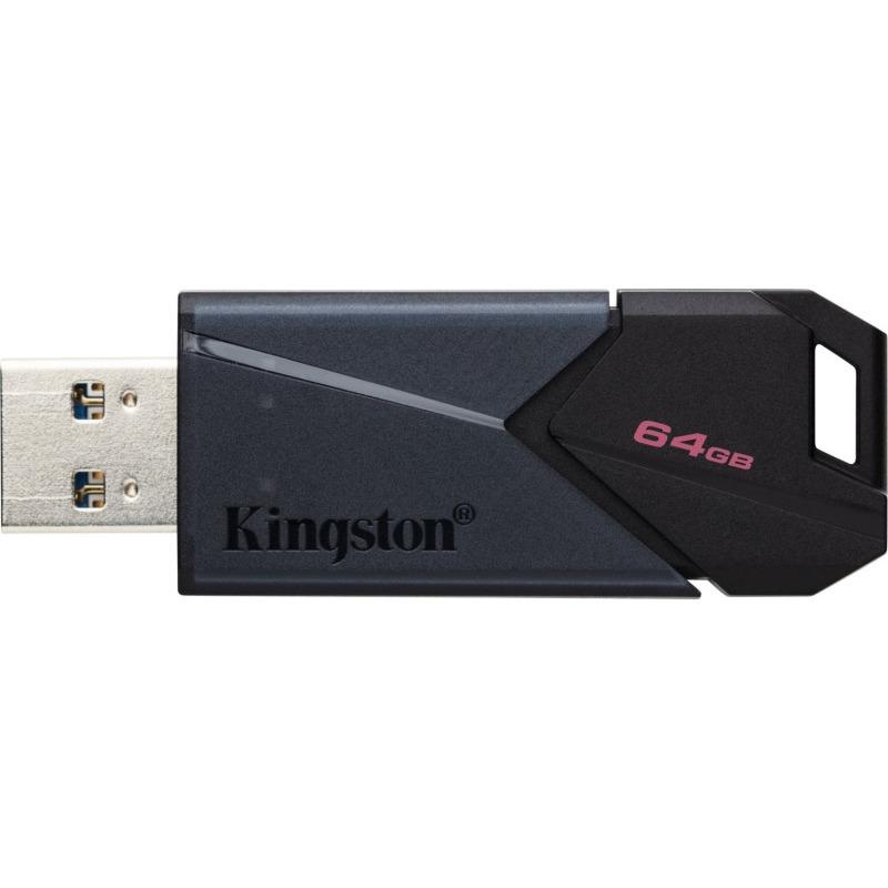 Memorie USB Flash Drive Kingston 64GB Data Traveler Exodia Onyx, USB 3.2 Gen1, Black