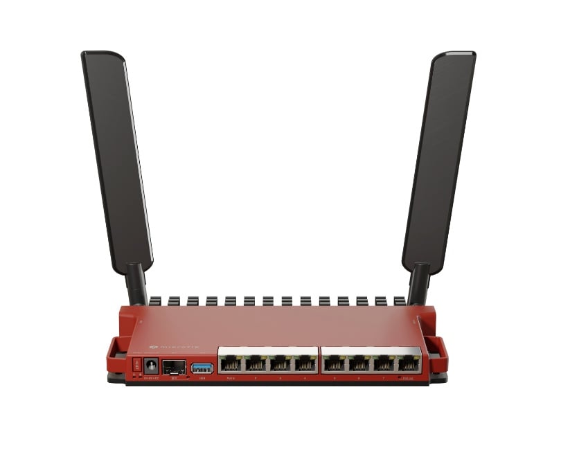 Mikrotik router wireless L009UiGS-2HaxD-IN, Procesor: 800Mhz, Memorie: 512mb RAM, 128Mb NAND, Interfata: 8 x 10/100/1000Mbps, 1 x SFP, Dimesiuni: 220x125x22mm, Licenta RouterOS: L5, 2 x antene externe 4DBI. - 2 | YEO