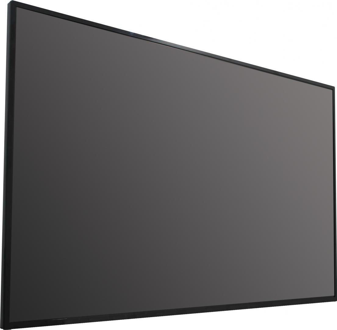 Monitor Hikvision 55-inch DS-D5055UC-C; 4K, dedicat pentru sistemele de supraveghere video, fiabilitate ridicata si stabilitate 24/7, LED, rezolutie 3840 × 2160@60 Hz, luminozitate 450cd/m², contrast 5700:1, timp de raspuns 6.5 ms,2 x difuzoare 5W, HDMI