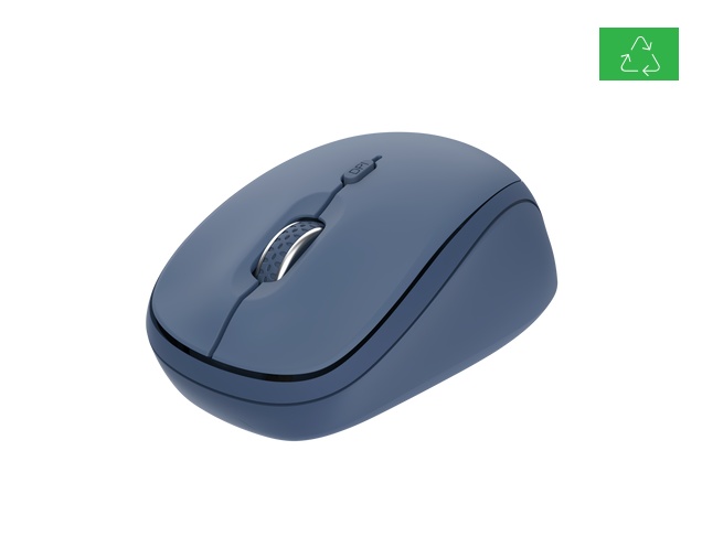 Mouse wireless Trust Yvi, rezolutie maxima 1600 DPI, albastru - 1 | YEO