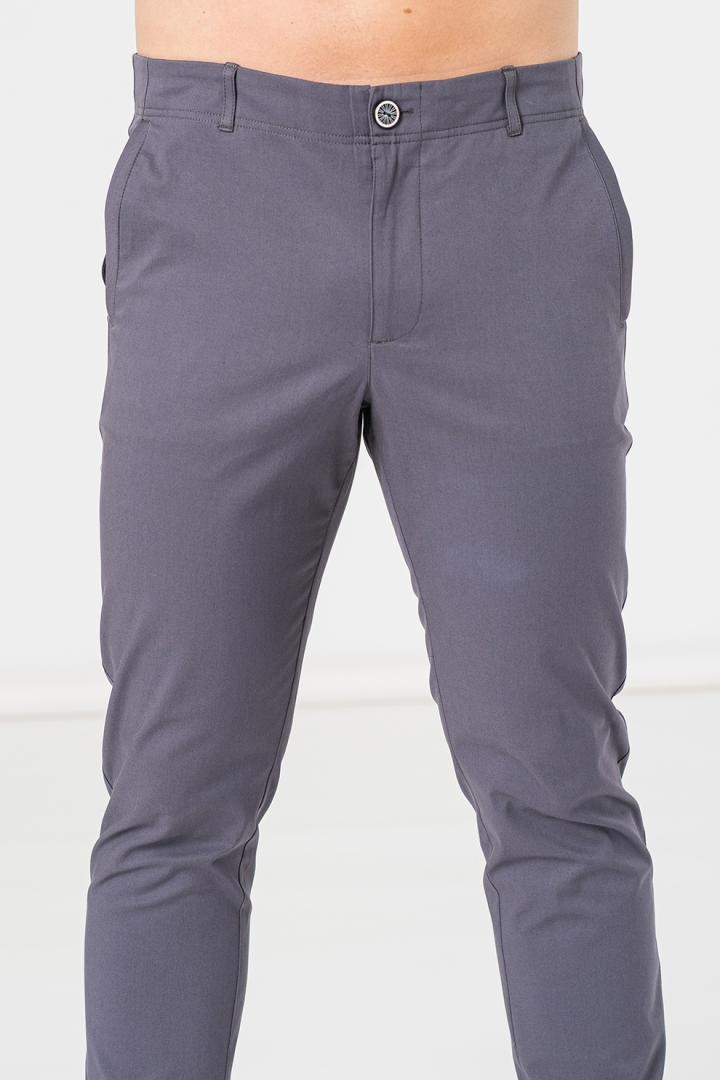 PANTALONI LUNG CASUAL BARBATI GREY XL - 4 | YEO