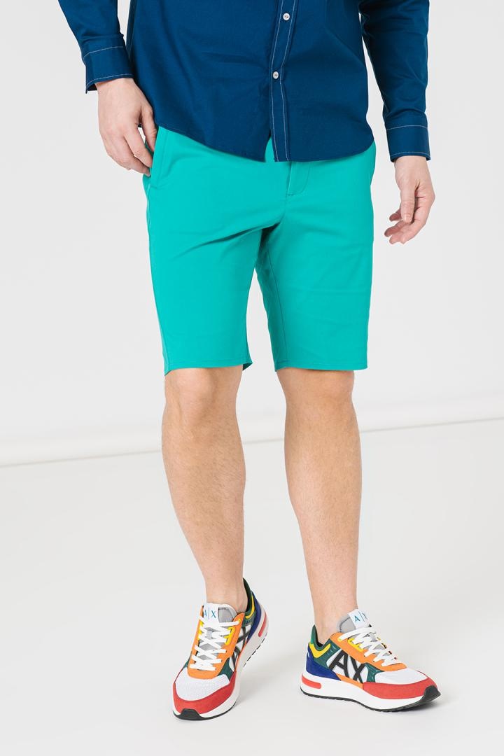 PANTALONI SCURT CASUAL BARBATI GREEN S