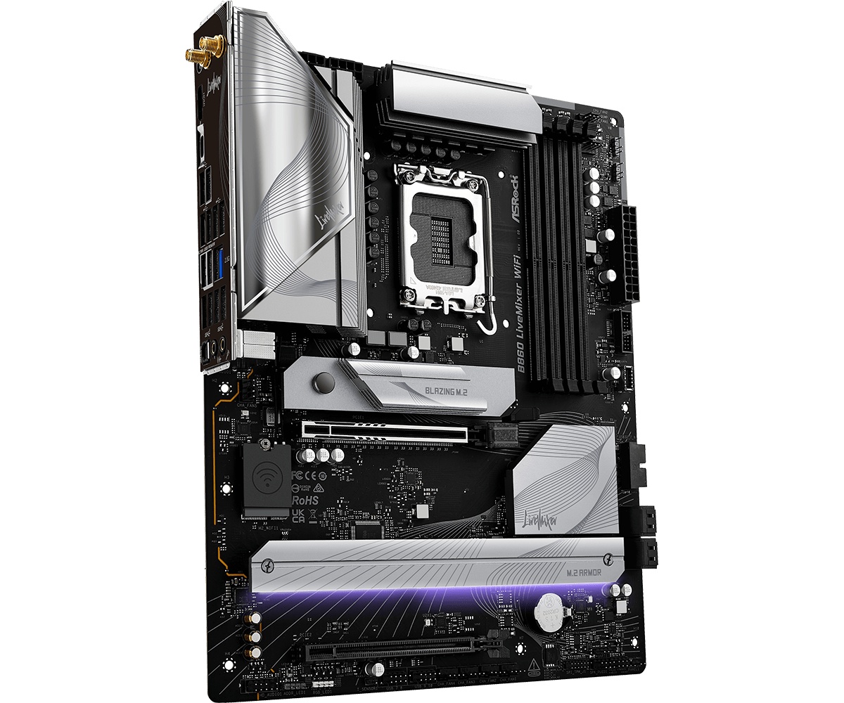 Placa de Baza ASROCK B860 LIVEMIXER WIFI LGA1851 - 3 | YEO