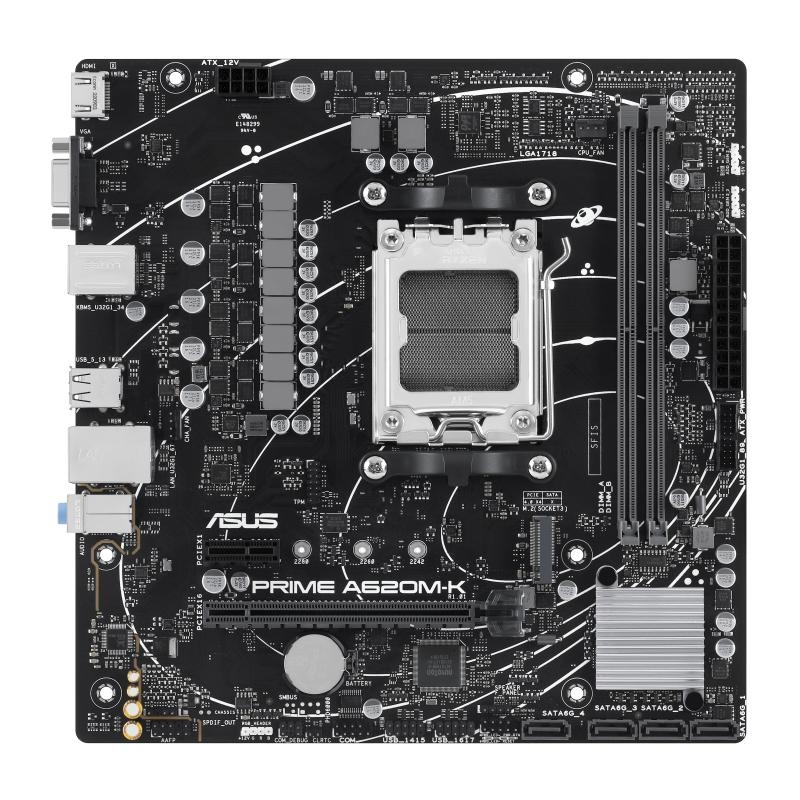 Placa de baza ASUS PRIME A620M-K AM5 - 4 | YEO