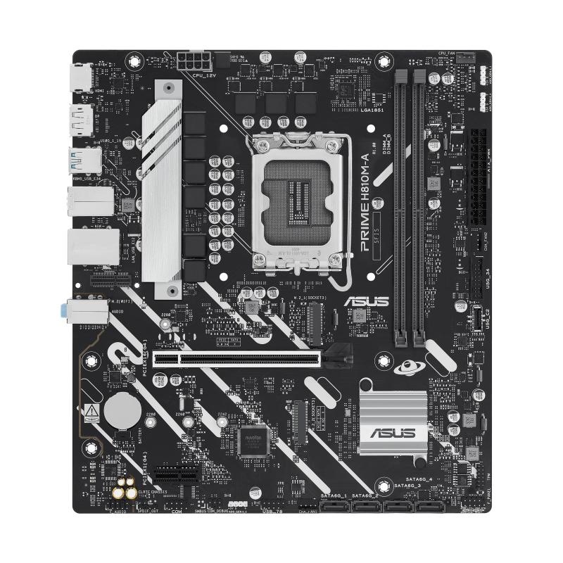 Placa de Baza ASUS PRIME H810M-A-CSM LGA 1851, 2x DDR5, 1x DP 1x HDMI 1x PCIE 4.0 x16 1x PCIE 4.0 x1, 2x M.2, 4x SATA 6GB/s, mATX - 3 | YEO