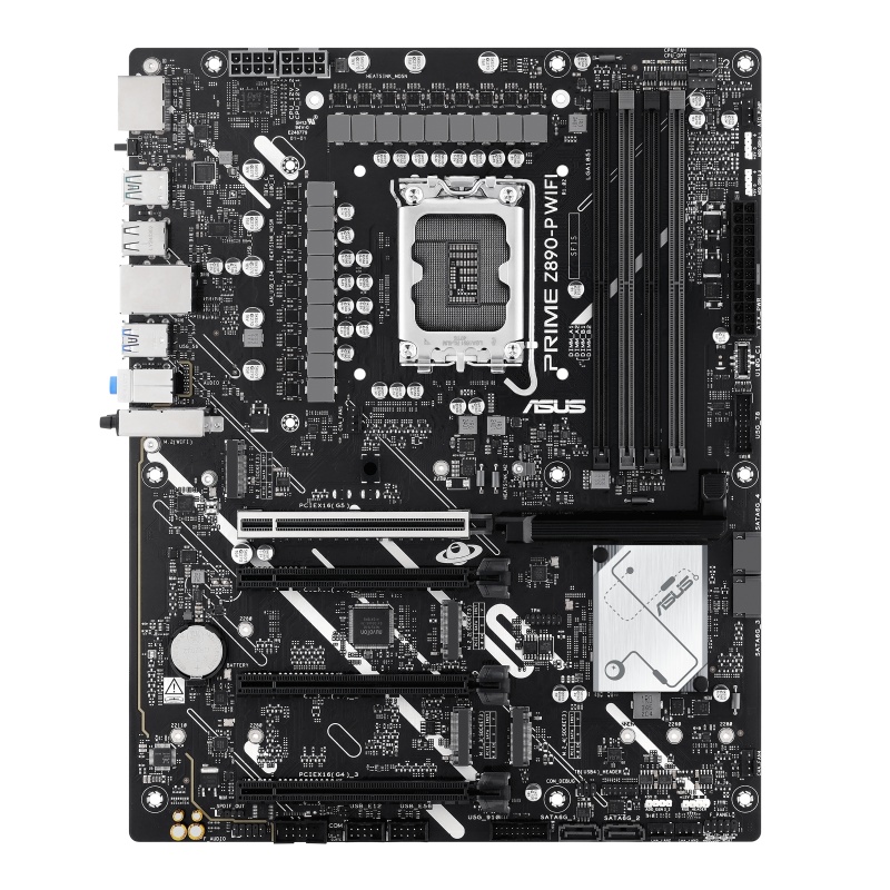 Placa de Baza ASUS PRIME Z890-P WIFI LGA1851, 4x DDR5, 1x DP 1x HDMI 1x Intel Thunderbolt, 1x PCIE 5.0 x16 2x PCIE 4.0 x16 1x PCIE 4.0 x16, 4x M.2 4x SATA 6GB/s, ATX