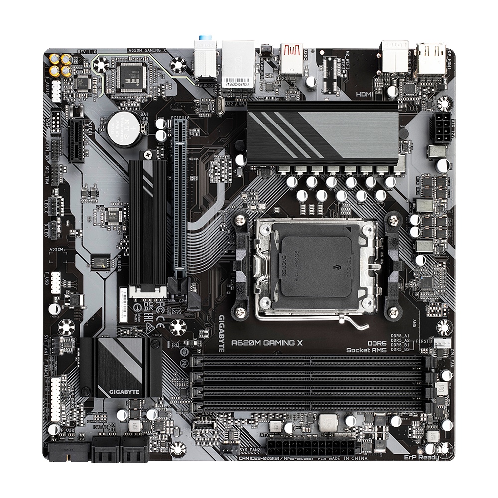 Placa de baza Gigabyte A620M GAMING X AX AM5 - 4 | YEO