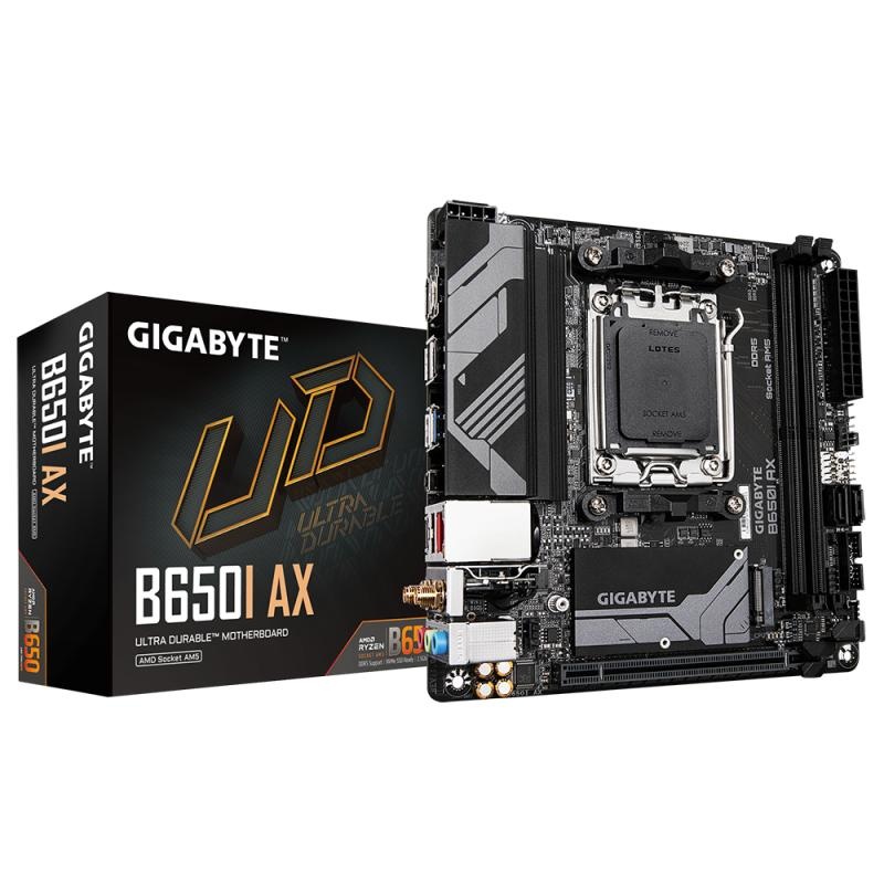 Placă de bază GIGABYTE B650I AX AM5 Mini-ITX cu DDR5, Wi-Fi 6E și PCIe 4.0 - 3 | YEO