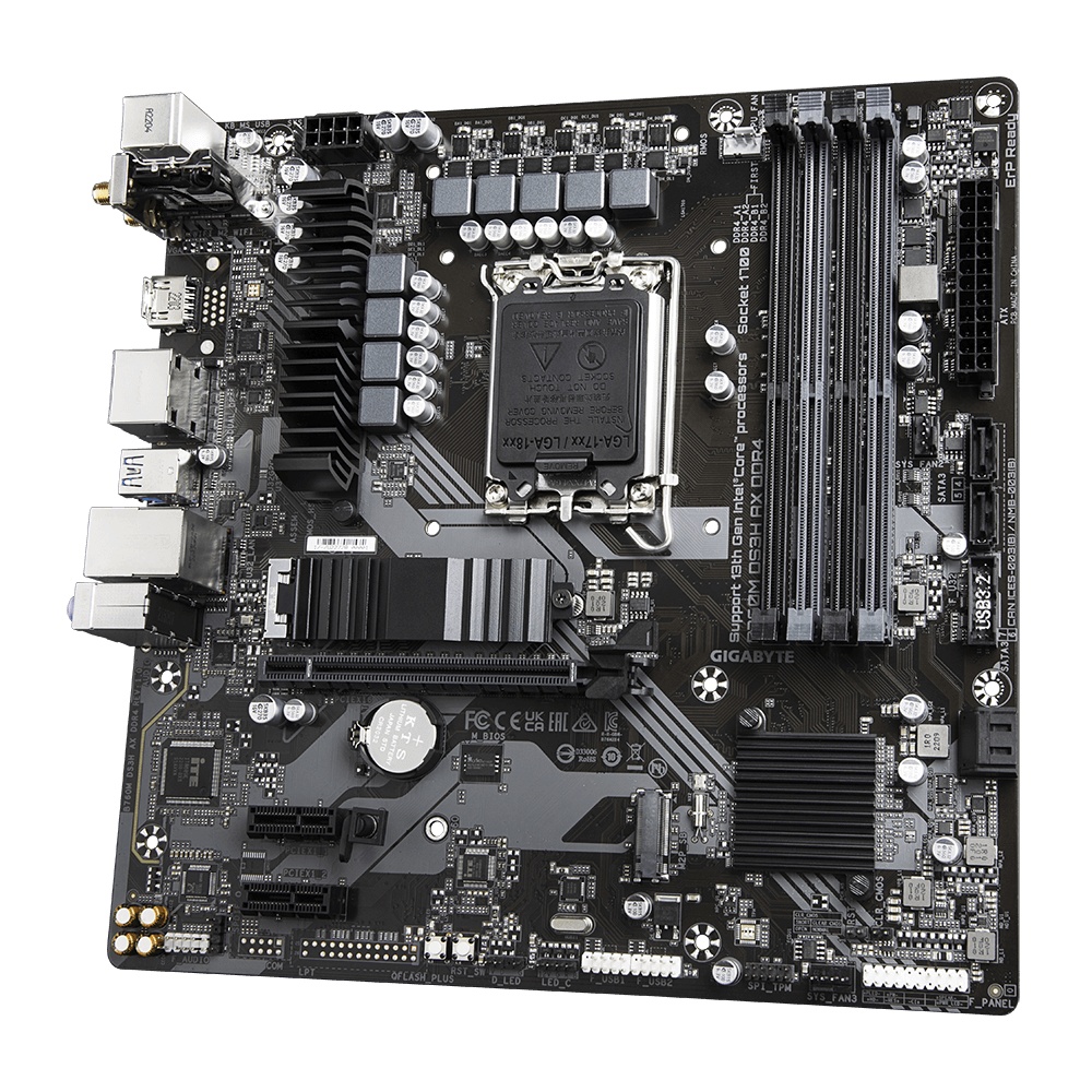 Placa de baza Gigabyte B760M DS3H AX LGA1700 - 3 | YEO