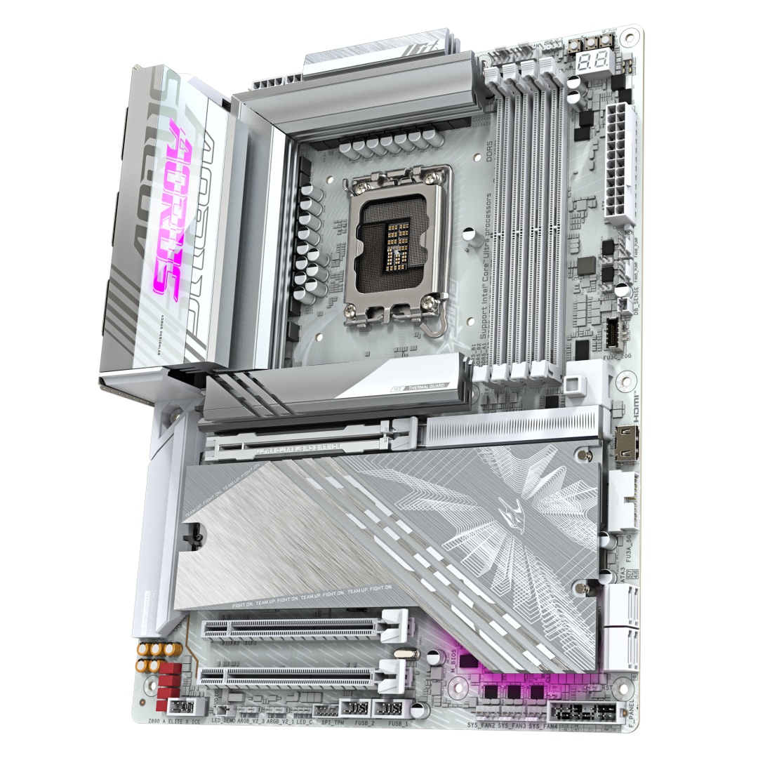 Placa de Baza GIGABYTE Z890 AORUS ELITE X ICE LGA1851 - 3 | YEO