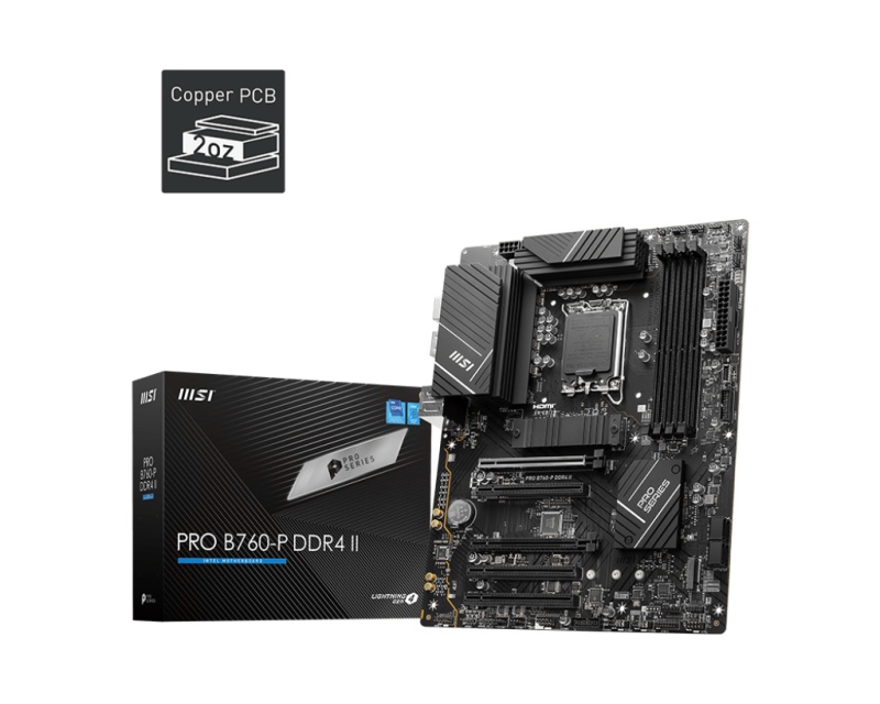 Placa de baza MSI PRO B760-P DDR4 II LGA1700 - 2 | YEO