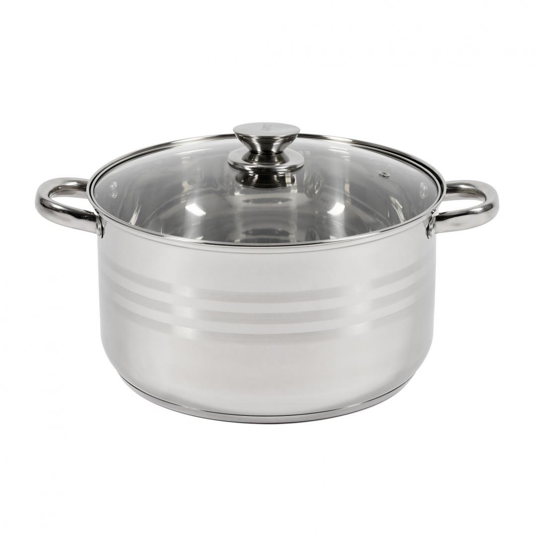 SEMIOALA INOX+CAPAC, 26x14,5 CM, 7 L, MYRA, COOKING BY HEINNER