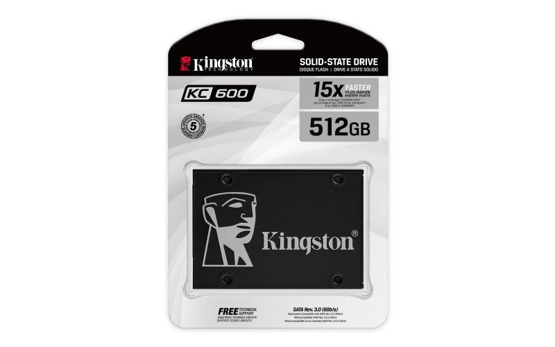 SSD Kingston KC600, 512GB, 2.5