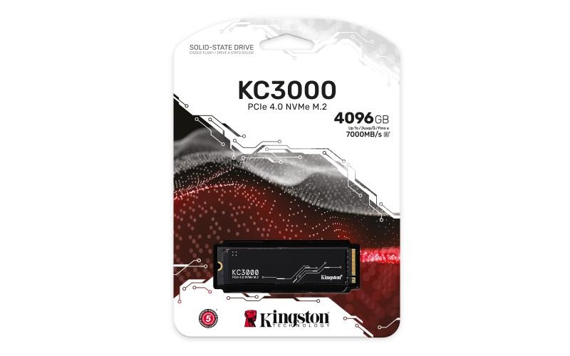 SSD Kingston SKC3000D/4096G, 4TB, M2 , PCIe 4.0 , NVMe - 4 | YEO