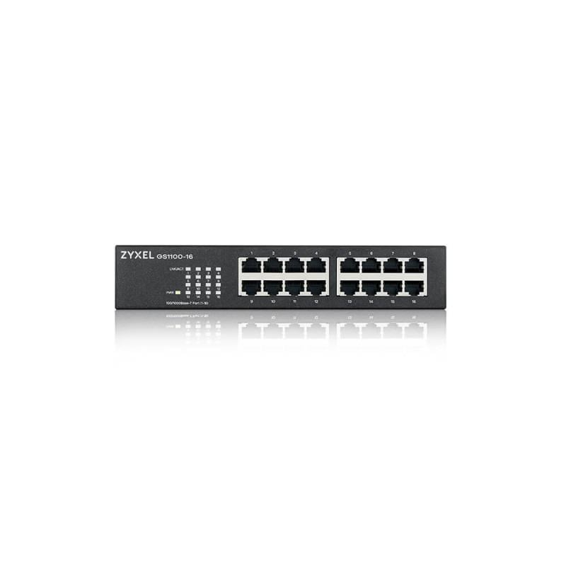 Switch ZYXEL GS1100-16, 16-port, 10/100/1000 Mbps - 2 | YEO