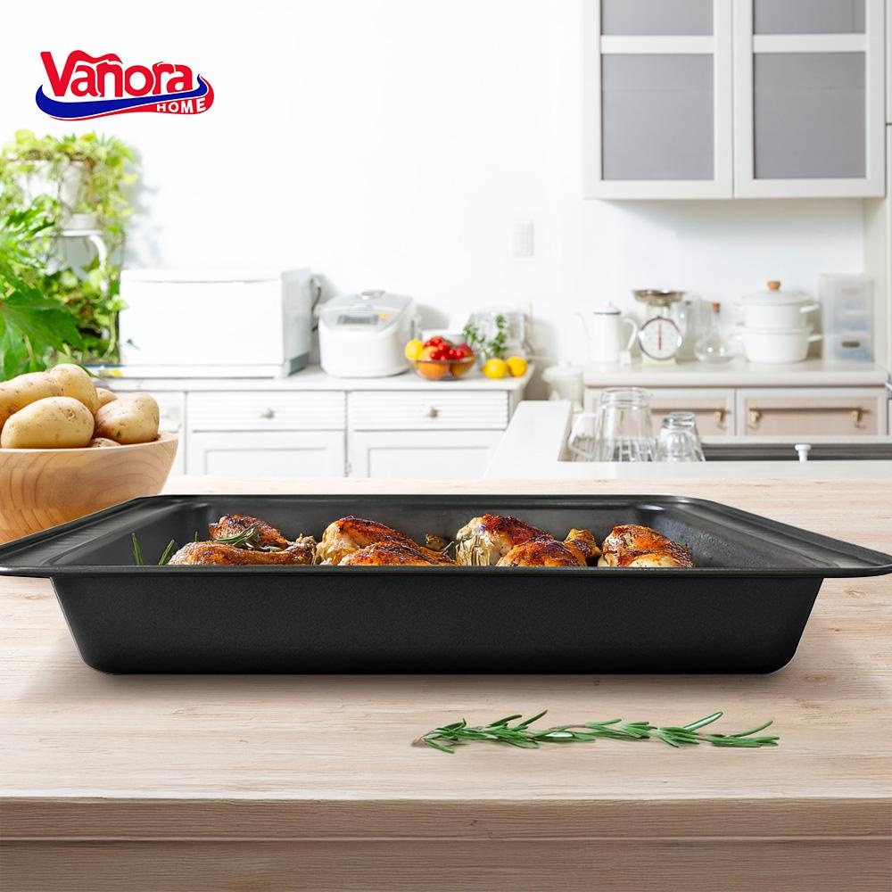 TAVA CUPTOR TEFLON 37X26X5 CM, EASY BAKE, VANORA HOME - 2 | YEO