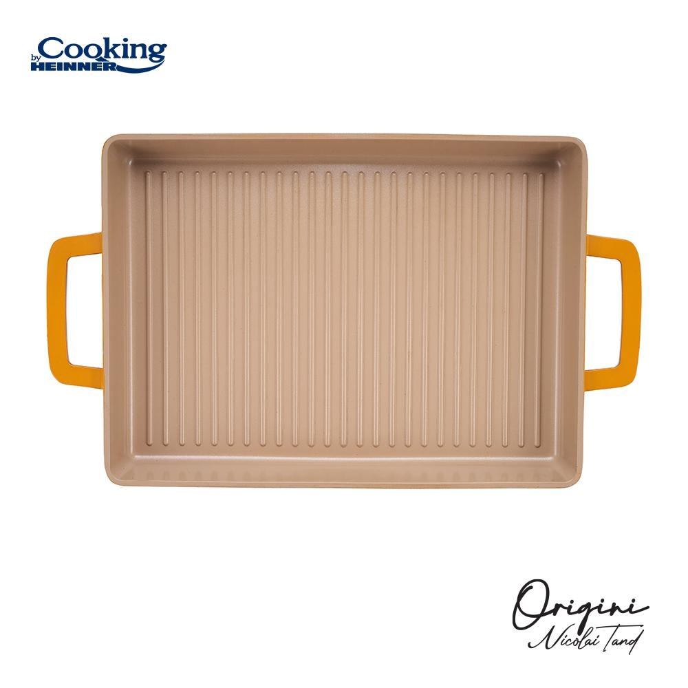 TAVA GRATAR ALUMINIU TURNAT 36 x 26.4 x 4 CM, NICOLAI TAND, ORIGINI, COOKING BY HEINNER - 3 | YEO