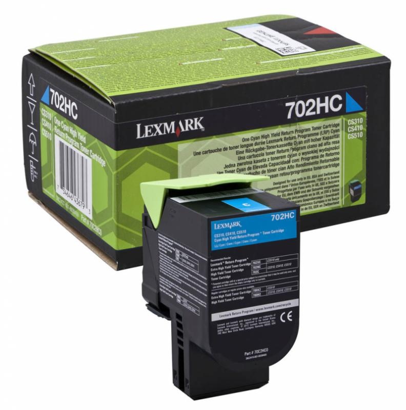 Toner Lexmark 70C2HC0, cyan, 3 k, CS310dn , CS310n , CS410dn ,CS410dtn , CS410n , CS510de , CS510dte