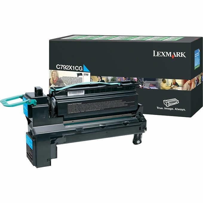 Toner Lexmark C792X1CG, cyan, 20 k, C792de , C792de Gov HV ,C792de Gov LV , C792dhe , C792dhe Gov LV , C792dte , C792e