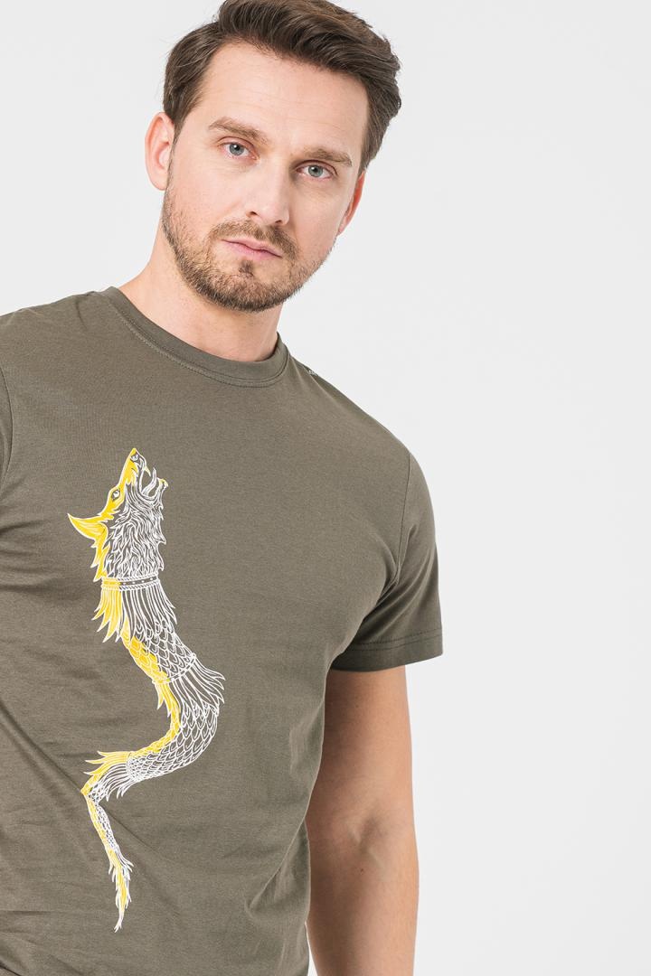 TRICOU CASUAL DRACON BARBATI GRAY-M - 3 | YEO