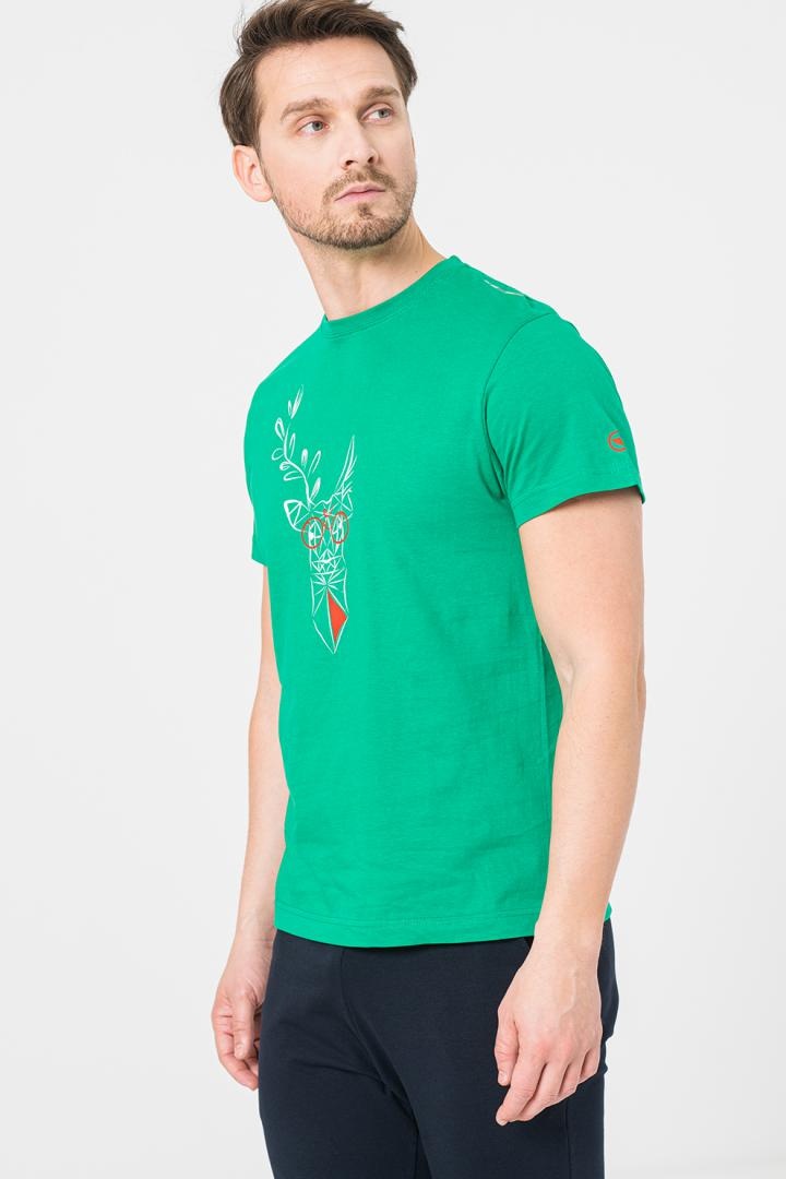 TRICOU CERB FAMILIE BARBATI K GREEN-L - 1 | YEO