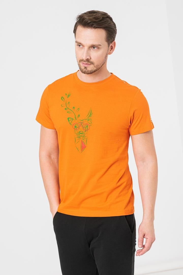 TRICOU CERB FAMILIE BARBATI ORANGE-M