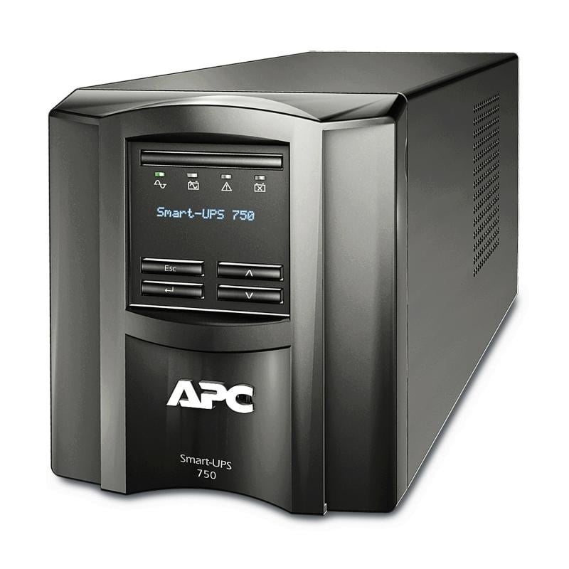 UPS APC Smart-UPS SMT line-interactive / sinusoidala 750VA / 500W 6conectori C13, baterie RBC48, optional extindere garantie cu 1/3 ani (WBEXTWAR1 YR-SP-02/WBEXTWAR3YR-SP-02)cu smart conect - 1 | YEO