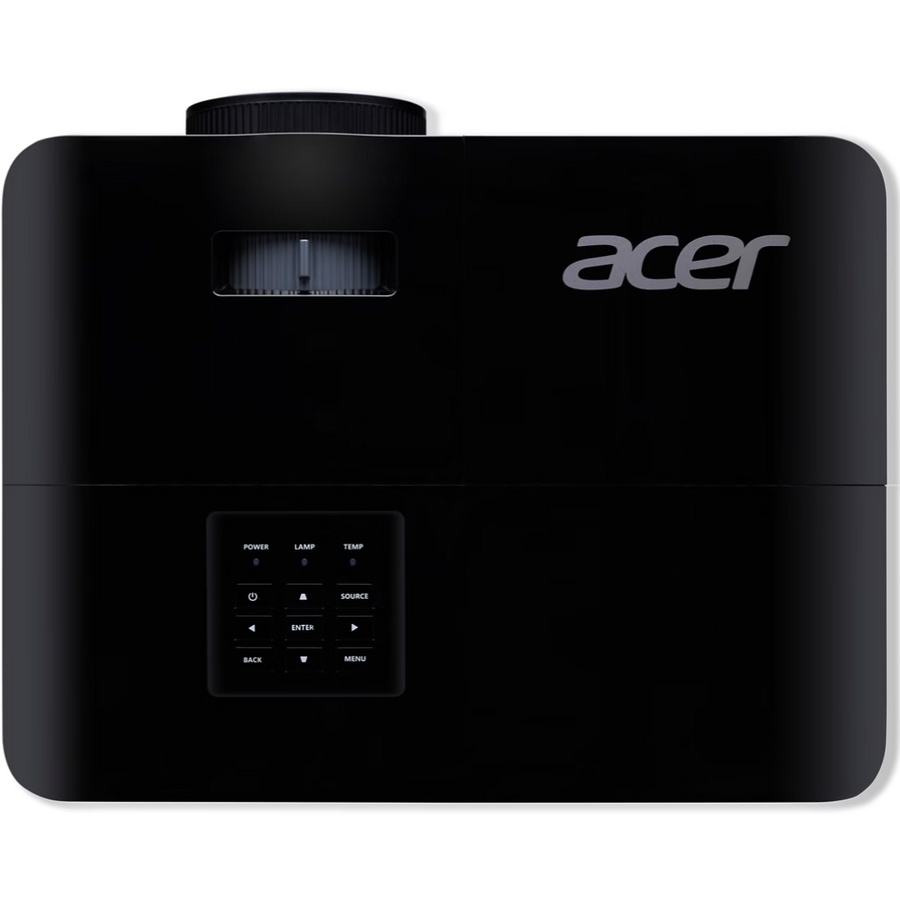 Videoproiector Acer X1228, XGA 1024* 768, up to WUXGA 1920*1200, 4.800 lumeni, 4:3/ 16:9, 20.000:1, diagonala maxima 300\'\', distanta maxima de proiectie 11.8 m, boxa 3W, lampa 5.000 ore/ 15.000 ore, 27 dB, 2.8 kg, D-sub, 2* HDMI, PC audio in/ out,