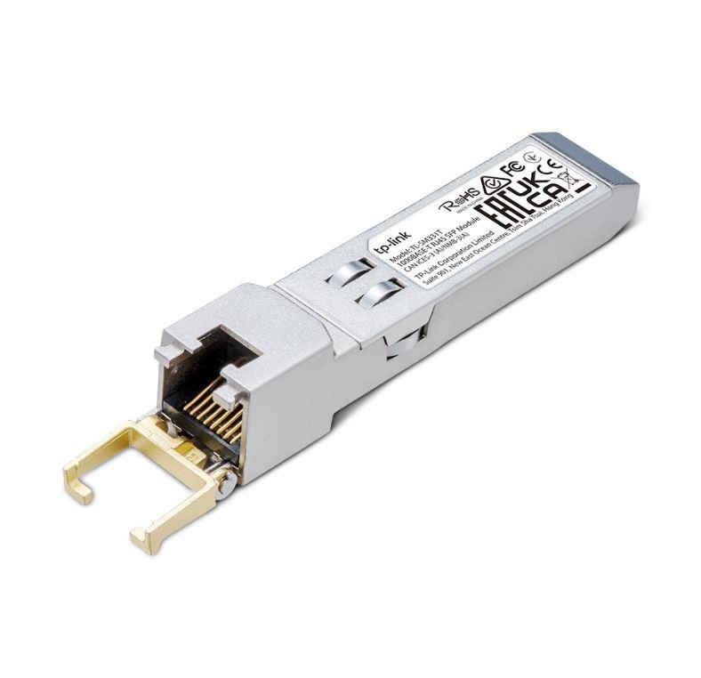 1000BASE-T RJ45 SFP Module SPEC: 1000Mbps RJ45 Copper Transceiver, Plug and Play with SFP Slot, Up to 100 m Distance (Cat5e or above) - 1 | YEO