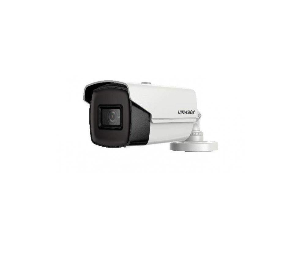 Camera de supraveghere Hikvision Turbo HD Outdoor Bullet, DS-2CE16H8T- IT5F(3.6mm); 5MP; Fixed Lens: 3.6mm; 5MP@20fps, 4MP@25fps(P)/30fps(N) (Default), EXIR, 80m IR, Outdoor EXIR Bullet, ICR, 0.005 Lux/F1.2, 12VDC, Smart IR, True WDR, 3D DNR, OSD Menu(Up