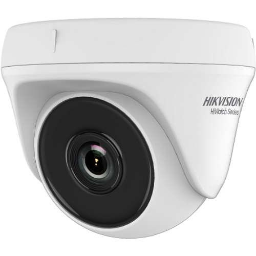 Camera de supraveghere Hikvision TURRET HWT-T150-P-28 quality imaging with 5 MP, 2560 × 1944 resolution , 2.8MM fixed focal lens, 20 m IR distance for bright night imaging, Color: 0.01 Lux @ (F2.0, AGC ON), 0 Lux with IR, STD/HIGH-SAT,Brightness,