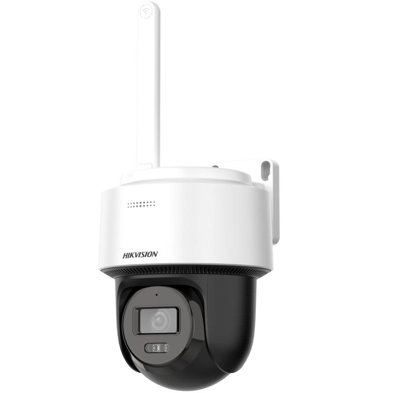 Camera de supraveghere IP PT Hikvision DS-2DE2C400IWG/W(2.8MM)(W), lentila fixa: 2.8mm, iluminare: Color: 0.01 Lux @ (F1.6, AGC ON),B/W: 0.005 Lux @ (F1.6, AGC ON),0 Lux cu IR: 30m, microfon si difuzor incorporat, slot card de memorie: