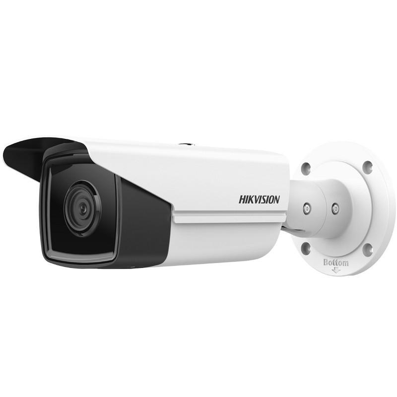 Camera supraveghere Hikvision IP bullet DS-2CD2T43G2-4I(4mm), 4MP, Acusens deep learning algorithms- filtrarea alarmelor false dupa corpul uman si masini, senzor: 1/3″ Progressive Scan CMOS, rezolutie: 2688 × 1520@25fps, iluminare: Color: 0.005 Lux @