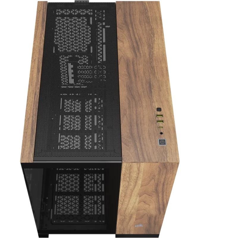 Carcasa CORSAIR 2500X Micro ATX Dual Chamber Black/Walnut Wood - 3 | YEO