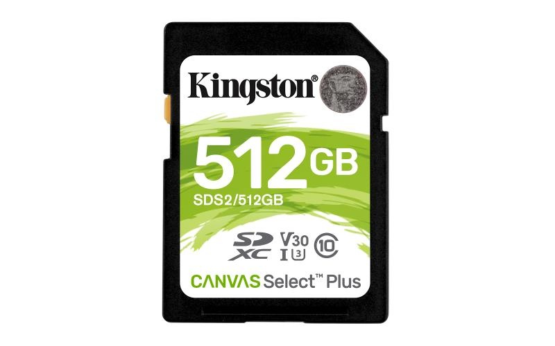 Card de Memorie SD Kingston Canvas Select Plus, 512GB, Class 10 - 1 | YEO